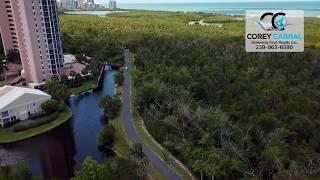 Pelican Bay Naples Florida South Tram Station and Beach Club video