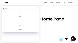 Responsive NavBar Using React JS /Hook/ React-Router-Dom Step By Step For Beginner