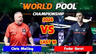 Fedor Gorst vs Chris Melling |  Highlights Billiards | 2024 World Pool Championship