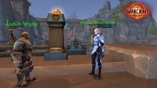 The Isle of Dorn Story | Dialogues Alleria Anudin  | WoW The War Within