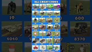 Indian Bikes Driving 3D || All NEW CHEATS CODES #shorts #short