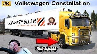 Volkswagen Constellation Честный Обзор мода Spintires MudRunner