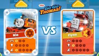 Thomas & Friends: Go Go Thomas  NIA Versus FLYNN: FRANTIC FORTRESS & ROARING FALLS Maps! 