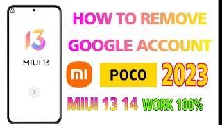 Xiaomi Redmi MIUI 13 FRP Bypass update 2023