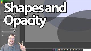 Photoshop Tutorial - Shapes and Opacity / Transparency