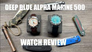 Deep Blue Alpha Marine 500 Meter Dive Watch Review
