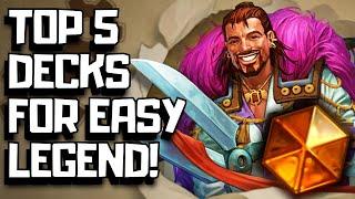 Top 5 Best Hearthstone Decks After The Latest Nerfs!