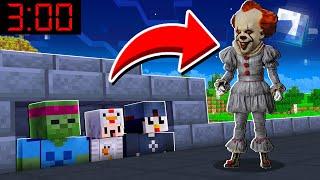 JAMAIS CE CLOWN NE NOUS TROUVERA DANS CETTE CACHETTE SUR MINECRAFT !