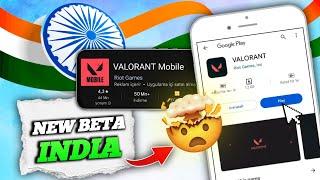 VALORANT MOBILE NEW BETA IN INDIA  (Android/IOS) | HOW TO PLAY VALORANT MOBILE !!