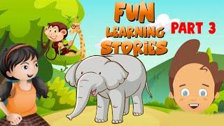 Fun Learning Stories - Part 3 | English Stories For Kids & Children | #catrackkidstv