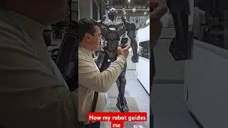   "Guided by Tech: My Robotic Companion Takes the Lead!  Watch my robotic #Robotics #TechGuide