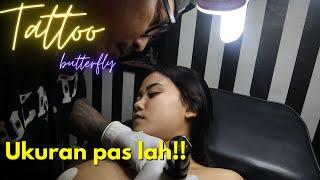 Nona manis polos banget | small tatoo on chest