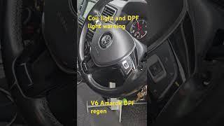 2018 Amarok DPF regen, coil light and DPF warning light #amarok #vw #dpf