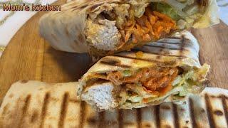 СОЧНАЯ острая шаурма с корейской морковкой/JUICY spicy shawarma with Korean carrots[Mom’s kitchen]