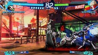 Persona 4 Arena ULTIMAX Shadow Labrys vs Teddie
