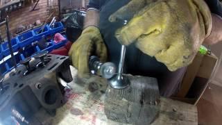 Cleaning Grime From Valves with Steel brush Brush and Air Tool Part 3