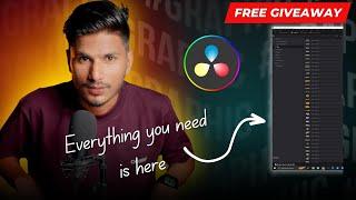 2000+ Text, Transitions, Effects Pack For Davinci Resolve | Free Giveaway | Ajay K Meena