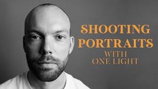 How to Shoot Portraits with One Light