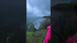 Reverse Waterfall | Naneghat Maharashtra | #travel #waterfall #nature #explore #adventure