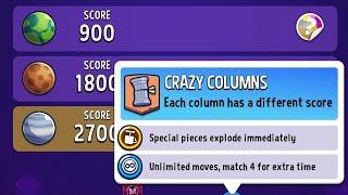 Match Masters Solo Challenge Cosmic Rush Crazy Columns + Blow'em Up 2700 Score