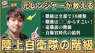 陸上自衛隊の全階級を解説！「教えてバトラー軍曹」