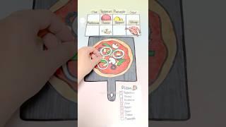 Making a paper Pizza DIY#MingToday#diy