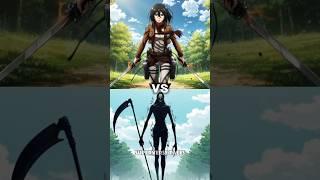Which Titans Can Mikasa Defeat? Colossal titan, Beast titan... #aot #attackontitan #colossaltitan