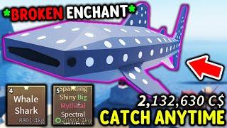 This BROKEN ENCHANT Allows You To CATCH RAREST FISHES in Roblox Fisch..