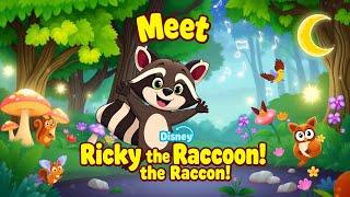 Ricky the Raccoon | Fun Nursery Rhymes for Kids | Learn with Animal Songs | La La Land