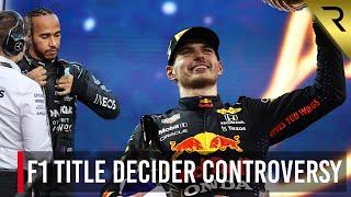 F1's huge Max Verstappen vs Lewis Hamilton Abu Dhabi GP controversy explained