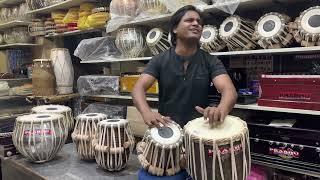 Tabla Handmade Making Super Tune Sound 1k 2k 3k Tabla Prabhu Music House Ravi bhaji Uk Tabla By