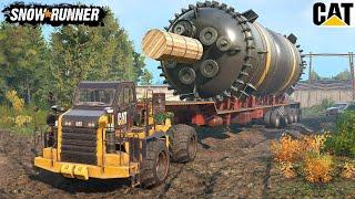 SnowRunner - CATERPILLAR 770G Mining Truck Oversized Mud Driving