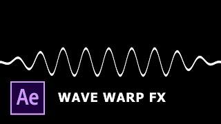 The Easiest Way to Make Waves (Wave Warp Fx) #aftereffectstutorial