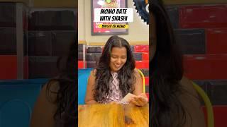 Momo date with shashi️ #shorts #shortsindia #telugu #teluguvlogs #shisha #minivlog #momos #burger