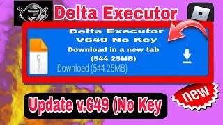 Delta Executor Mobile New Update V649 | No Lag | Fluxus Executor Mobile/Pc Roblox