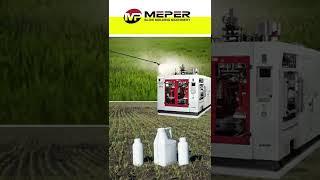 MEPER coex şişirme makineleri pestisit şişesi için 6 kalıp kafaları makinesi