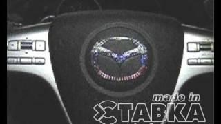 Инкрустация стразами SWAROVSKI значка на руле MAZDA 6