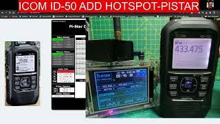 ICOM ID-50 HOTSPOT SET UP - DR MODE & MEMORY MODE DSTAR SET UP