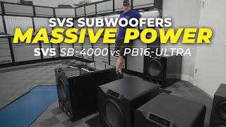 Too Much Power? SVS 16 Ultras vs SB4000 - Subwoofers for the Garage or Home