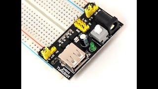 Модуль питания для Макетных плат Breadboard MB-102 400\840 и Arduino