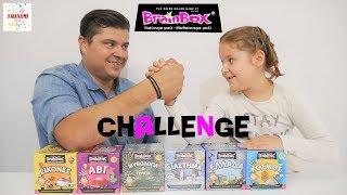 BRAINBOX CHALLENGE ΑΡΙΑΔΝΗ VS ΜΠΑΜΠΑ διαγωνισμός ⭐ επιτραπέζιο παιχνίδι ερωτήσεων για παιδιά greek