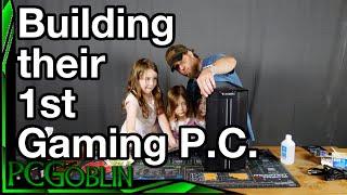 Building my daughters 1st PC with their help.