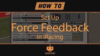 How to setup Force Feedback in iRacing