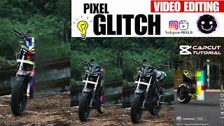 How To Make Pixel Glitch Reels Video | Bike Reveal Pixel Effect | Trending Reel EdiTing | VN Editing