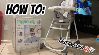 How to: Ingenuity trio 3 in 1 High chair 2022