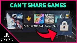 PS5 CAN'T SHARE GAMES EASY FIX! (Fast Solution)