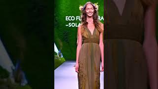 AI Fashion: Solar Chic - Eco Futurism #aifashion #aigenerated