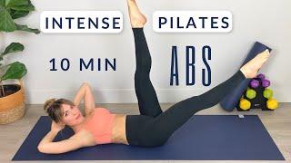 10 Min Intense Pilates Ab Workout!