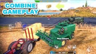 How To Use Combine With Tractor | Off The Road - OTR Open World Driving Android Gameplay HD