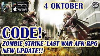 NEW CODE Zombie Strike：last war AFK RPG 2 Giftcodes & Redeem  4 Oktober - Mobile Game (Android/IOS)